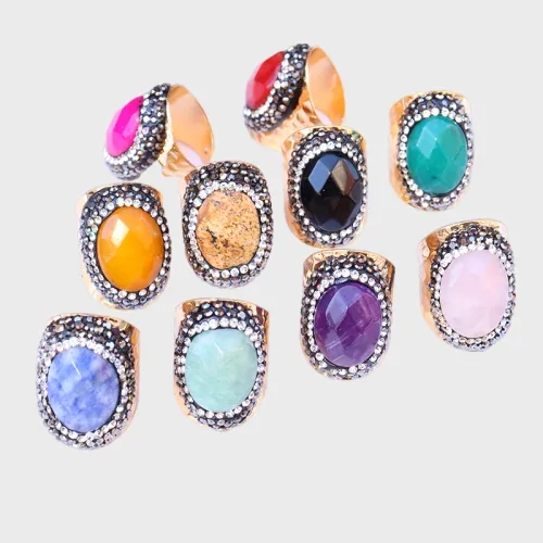 Natural Stone Rings