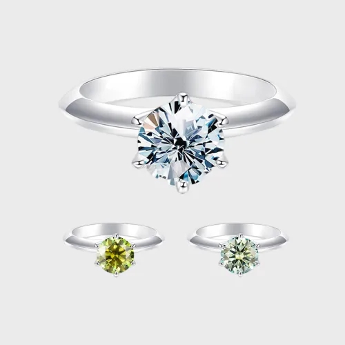 Moissanite Rings